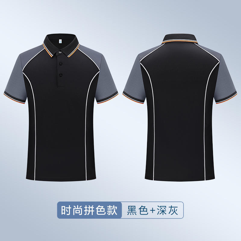 140 gramos ligero color cuello inserción manguito polo personalizado LOGO fábrica de reparación expreso ropa de trabajo impresión bordada