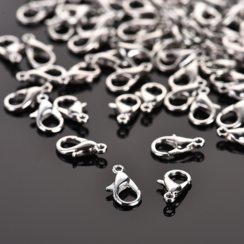 Stainless Steel Solid Color Lobster Clasp display picture 2
