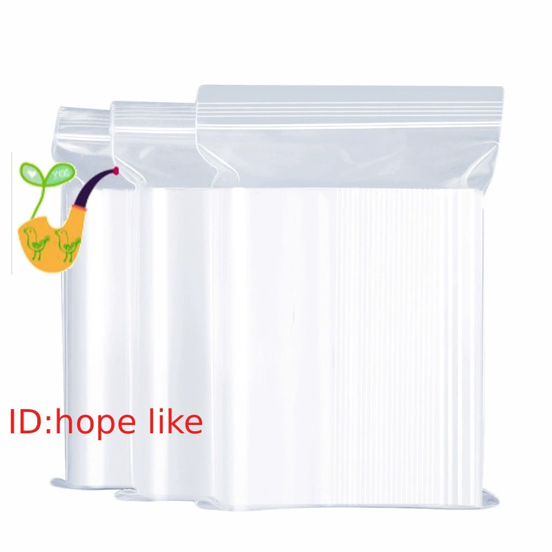 100 шт. прозрачных пакетов с застежкой-молнией Zip Lock, пластиковые пакеты с застежкой-молнией Zip Lock, самозапечатывающиеся пакеты