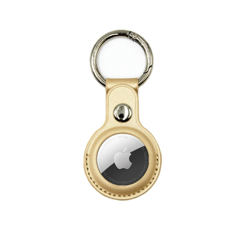[Совместимый с кожаным защитным чехлом AIRTAG Apple AIRTAGs, держатель-брелок, PU кожаный чехол на место]