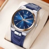 Rose blue surface blue leather