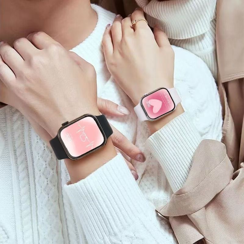 S10Mini Smart Watch Huaqiangbei Top Equipped with Heart Rate Blood Oxygen Multi-Sport iWatch Women's Health Monitoring