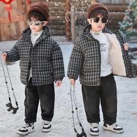 棉袄/棉服休闲格子男童