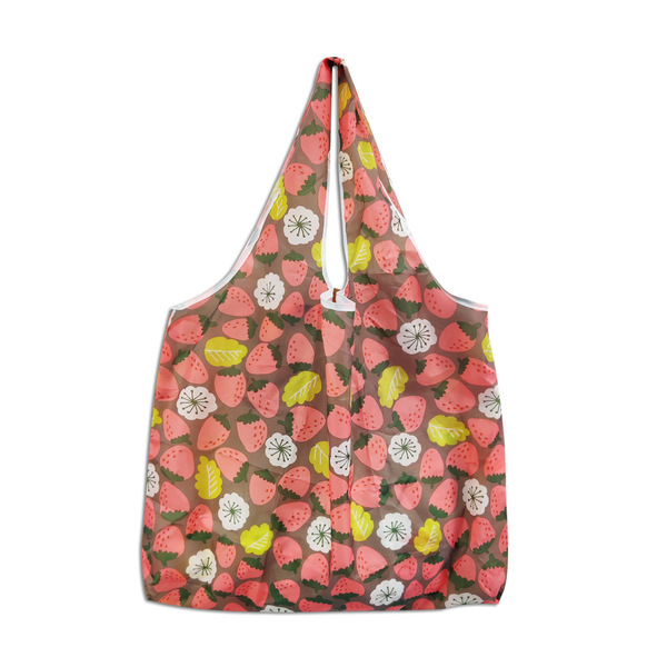 Capacious folding shopping bag