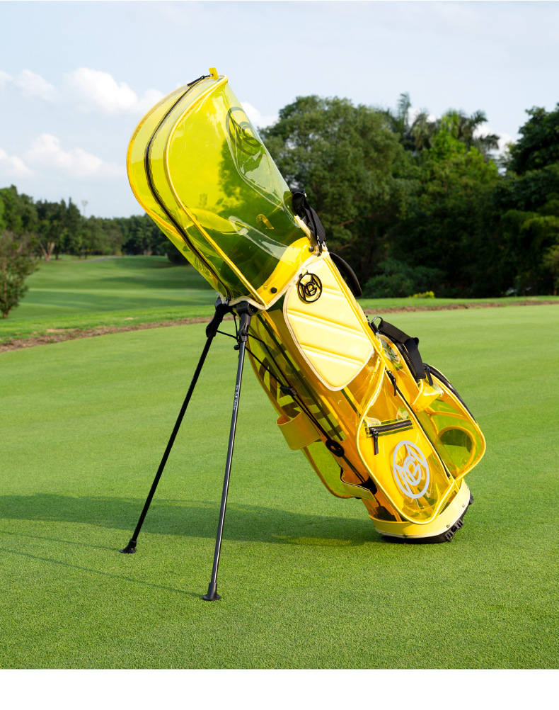 Túi đựng gậy golf PGM trong suốt chống nước, kiểu dáng Hàn Quốc, 127x31x36 cm — Túi bóng giá đỡ QB131 tùy chỉnh chi tiết 10