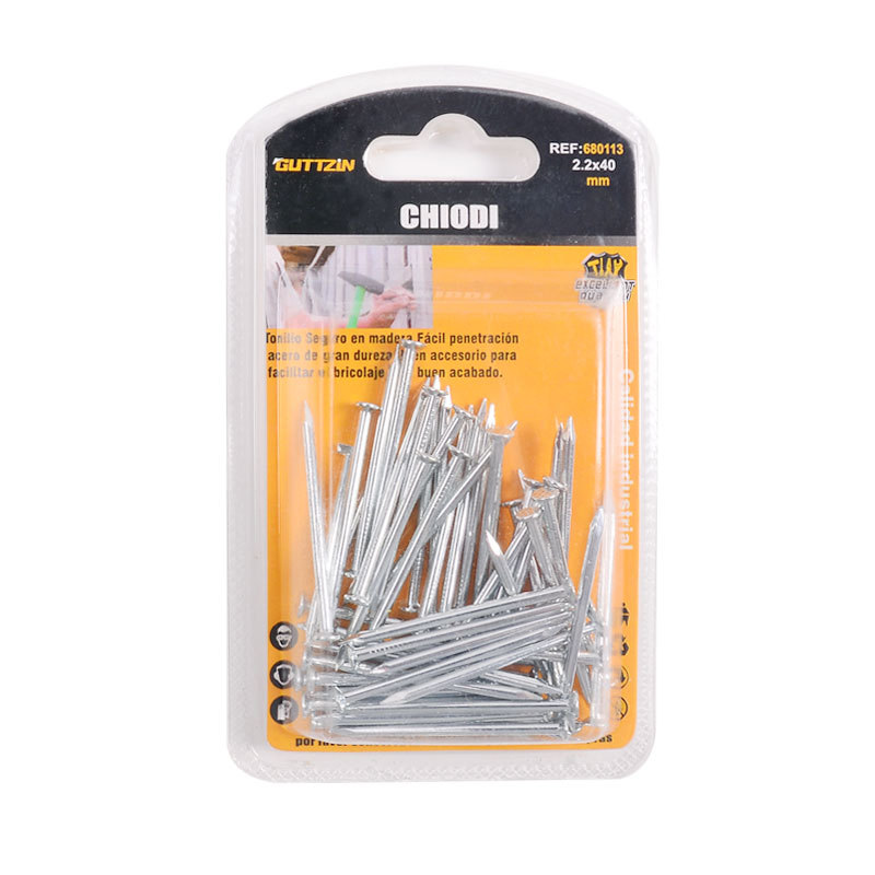 铁钉泡壳装商超销售外贸日用五金盒装铁钉 家用多规格钉子铁钉详情4