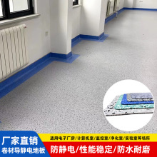 批发导静电pvc地板卷材导静电地胶洁净室电子厂机房防静电pvc地胶