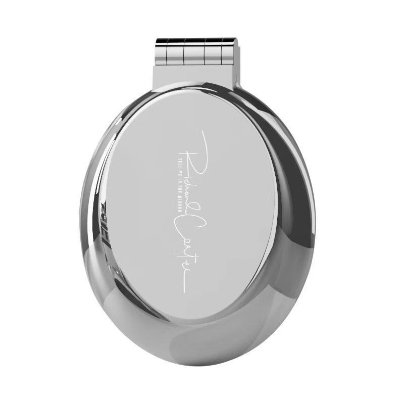 電気メッキ折りたたみ櫛携帯折りたたみ櫛レディース子供エアバッグエアクッションついでにマッサージ鏡一体櫛|undefined