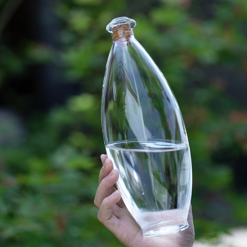高硼硅耐热玻璃冷泡瓶创意酒瓶器简约北欧风冷凝酒具冷泡玻璃瓶|undefined