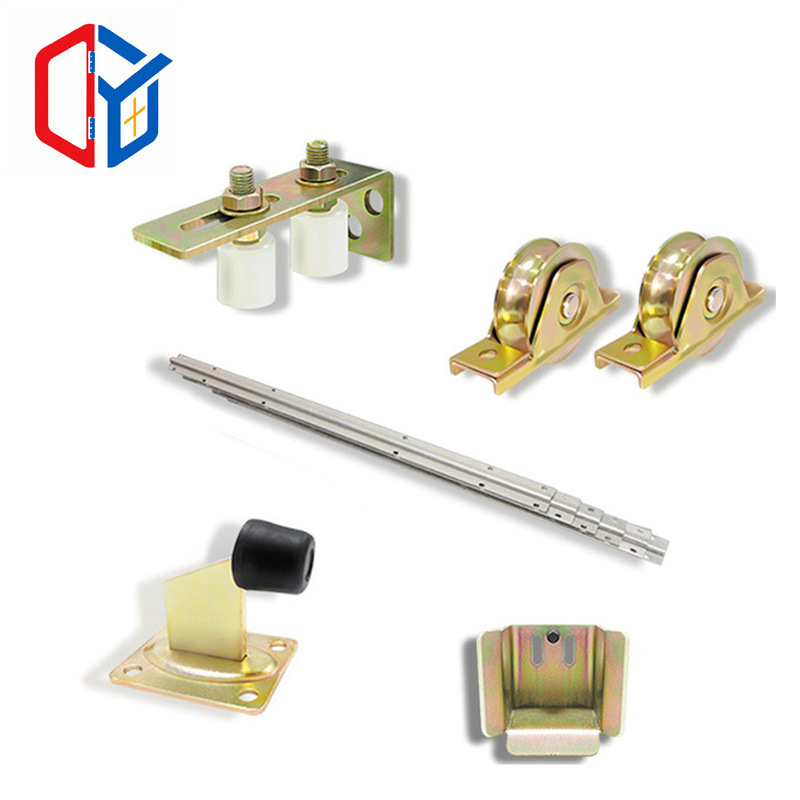 Kit de Rieles y Poleas para Puerta Corredera para Puerta de Patio
