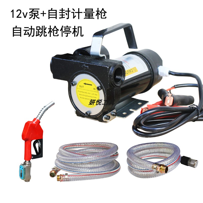 Bomba de bombeo eléctrica 220v diesel de gran caudal pistola de aceite 24v bomba de succión de aceite bomba de autoaspiración 12v bomba diesel