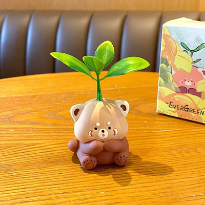 Car hanging Cute Exquisite Resin Capybara Rearview - adorable-evergreen-pet-figurines-red-panda-opp-bag-packaging