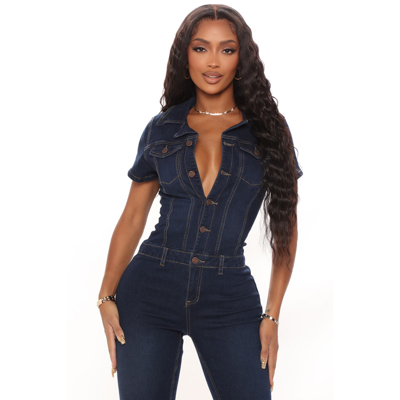 3532 Amazon Aliexpress European and American Platform Women's Fashion Casual Sexy Suspender Denim Jumpsuit Wide Leg Pants 3532 Amazon Aliexpress European and American Platform Women's Fashion Casual Sexy Suspender Denim Jumpsuit Wide Leg Pants