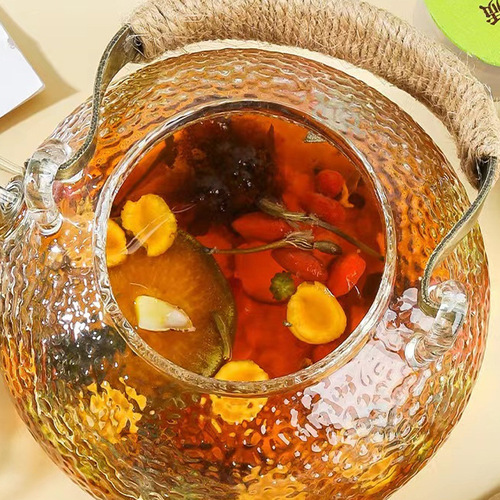 Bulk Chrysanthemum and Cassia Seed Small Jar Flower Tea, Tangerine and Monk Fruit Tea, Ginseng Five Treasure Tea, Corn Silk Tea, Goddess Tea