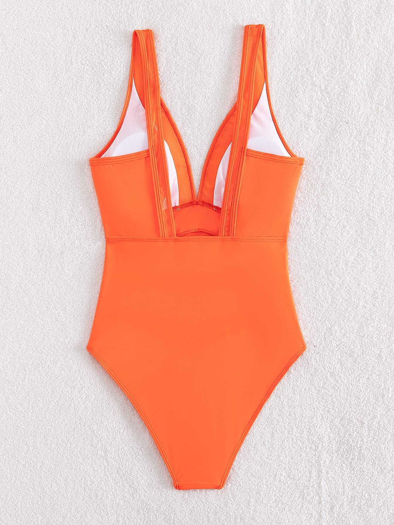 Women's Basic Lady Solid Color 1 Piece One Piece Swimwear display picture 16