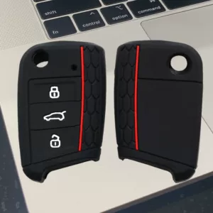 Applicable to Volkswagen Golf 7 New Tiguan Lingdu Skoda Silicone Key Case Silicone Car Key Case
