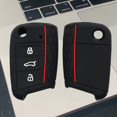 Applicable to Volkswagen Golf 7 New Tiguan Lingdu Skoda Silicone Key Case Silicone Car Key Case