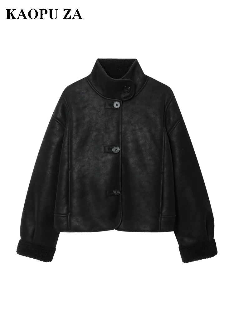 Копия Autumn velvet двусторонняя куртка для отдыха, свободный крой изVELVET?