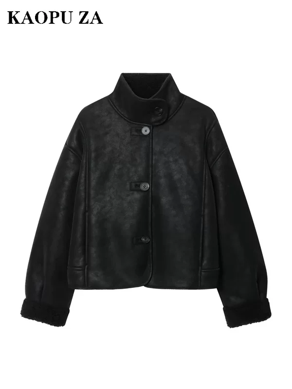 Копия Autumn velvet двусторонняя куртка для отдыха, свободный крой изVELVET?