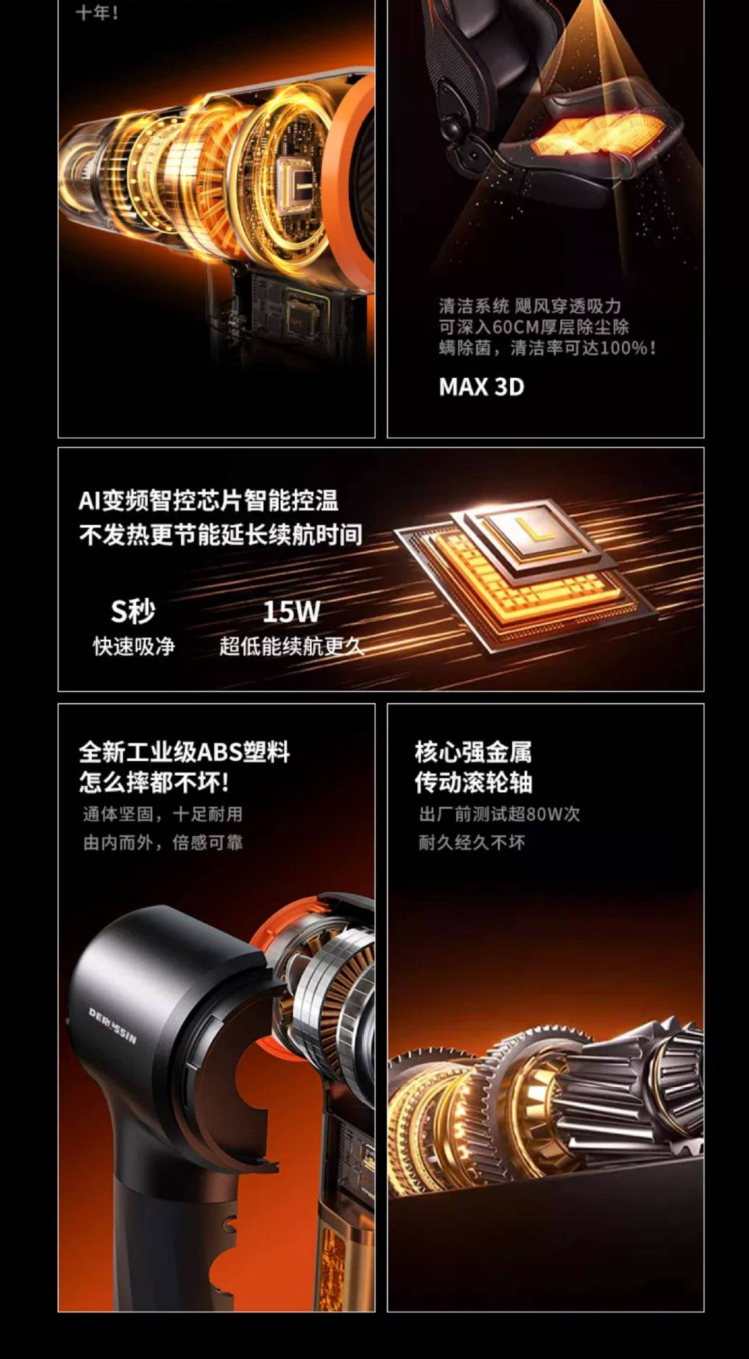 Car vacuum cleaner 2026 new model, specialized for car interiors, super powerful suction, handheld, small, wireless, home-use, blow-suction