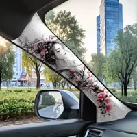 Реставрация наклейки на салон автомобиля, наклейка на стойку А, наклейка для ремонта салона автомобиля, самоклеящаяся ткань, персонализированные автомобильные принадлежности