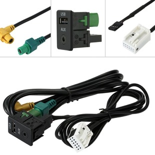 Suitable for Volkswagen Passat Rcd510 Rns510 Rns315 Rcd310 Car Aux USB Seat