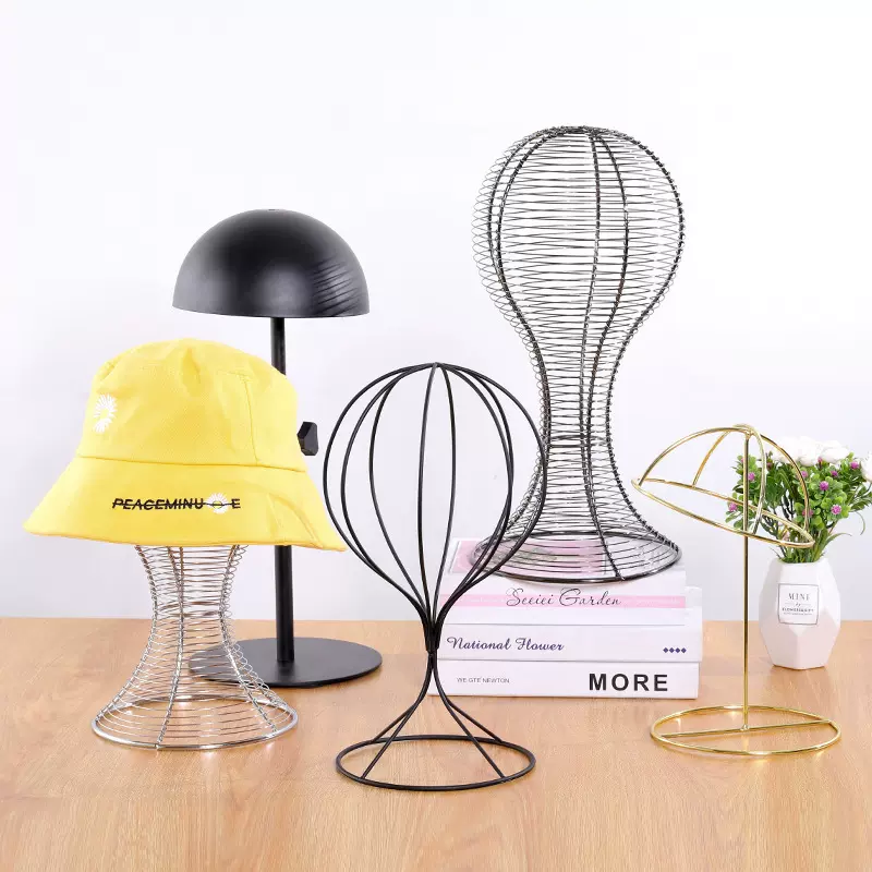 铁艺帽子架展示架店铺帽子托帽架帽托模型落地陈列架道具成人儿童