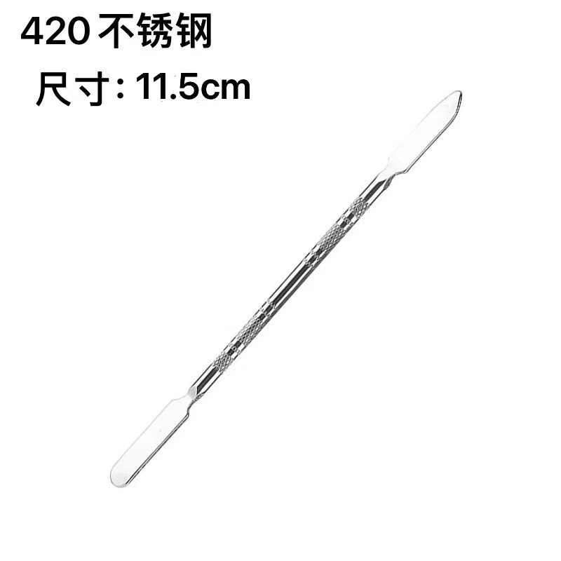 En stock al por mayor de acero inoxidable paleta de maquillaje de uñas paleta traje Fundación pintura maquillaje herramientas transfronterizas