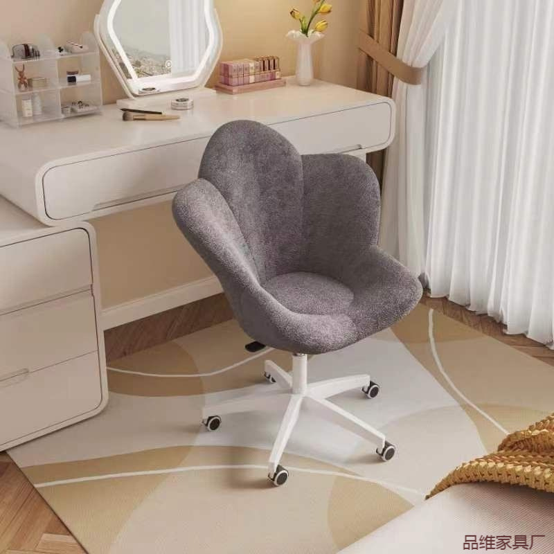 Nuevo tipo de silla de maquillaje de lujo ligero hogar dormitorio respaldo silla de almacenamiento silla de maquillaje