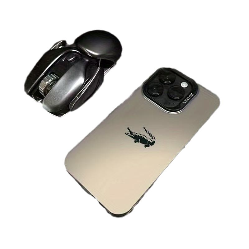 Nuevo simple pequeño cocodrilo para iPhone 16 funda para teléfono móvil Apple 15promax/14 anti-caída 13pro12 Europa y América