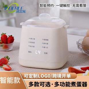 智能煮蛋器自动断电宿舍早餐煮蛋神器多功能家用小型蒸蛋器跨境