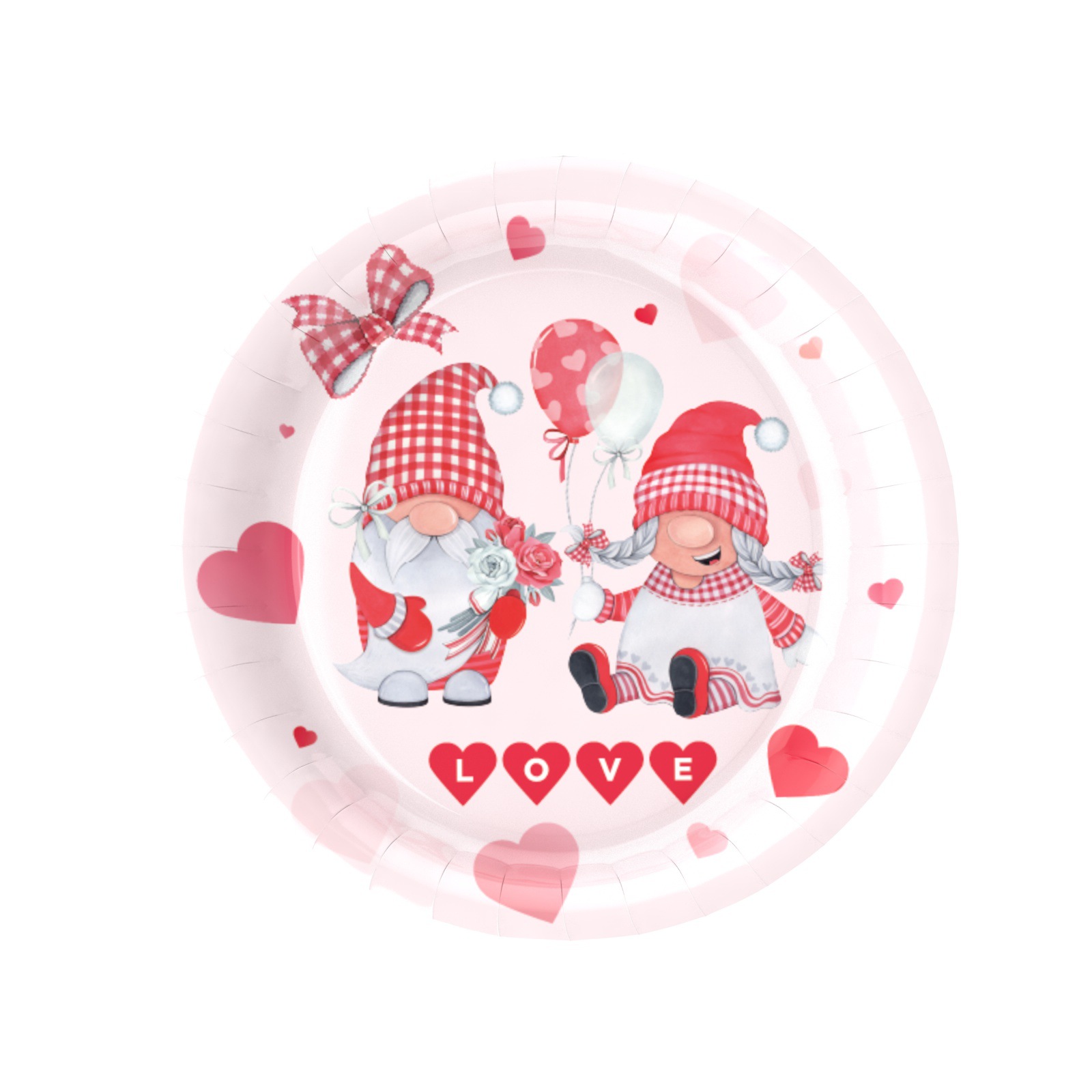 Placa de 7 pulgadas para 16 personas