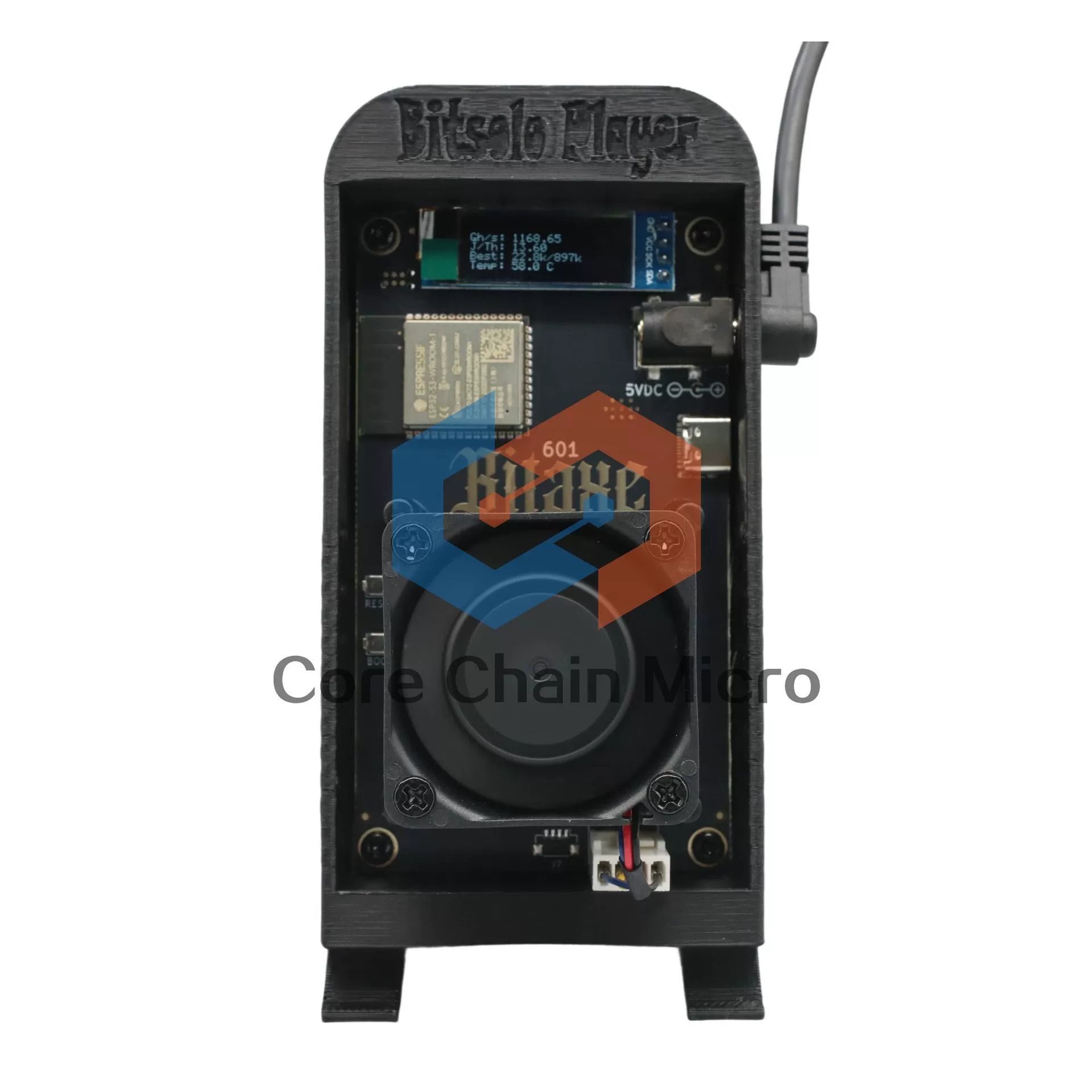 Bitaxe 601 new OSMU project 1.2TH computing power 18W power consumption shell DIY shell Bitaxe Gamma