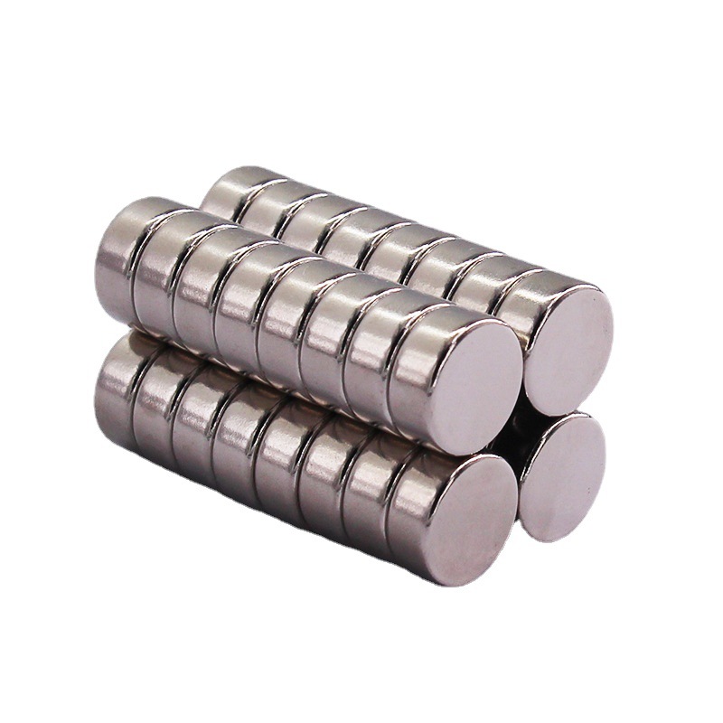 钕铁硼磁铁强磁片强磁力磁铁磁钢磁扣打桩吸铁石圆形磁铁 D12X5mm