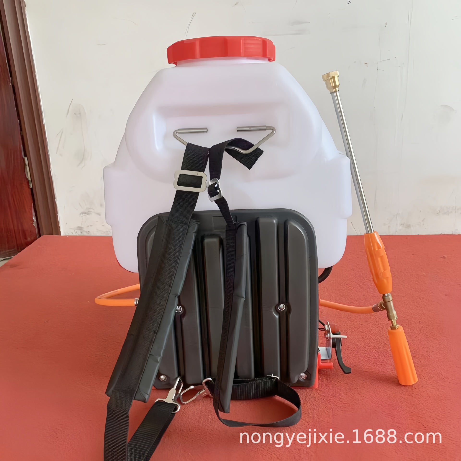 背负式机动喷雾机四冲程电启动高压弥雾机农场消杀弥雾机纯铜药泵