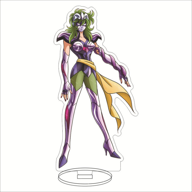 聖闘士星矢大立牌城戸沙織氷河紫龍瞬一輝童虎アクリル置物|undefined