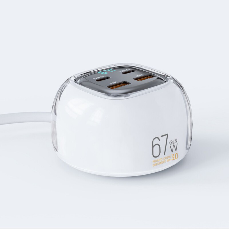 New Multi-Port Pd65W Charger Suitable for Apple Huawei Charger Notebook Charger Source Factory