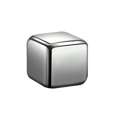 Amazon 304 stainless steel ice cube foreign wine whiskey quick-frozen ice cube ice artifact ice tartar stone ice cube set