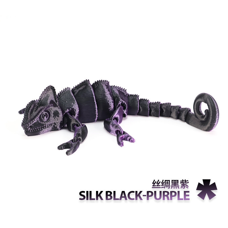 跨境爆款TEMU3D打印龙全身关节可动仿真宠物蜥蜴模型玩具仿真模型|undefined