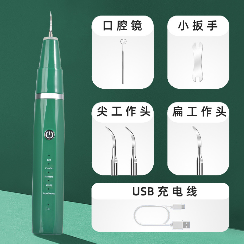 Cross-Border Best-Selling Oral Cleaning Tartar Remover Portable Teeth Whitening Device Ultrasonic Tooth Cleaner to Remove Dental Calculus
