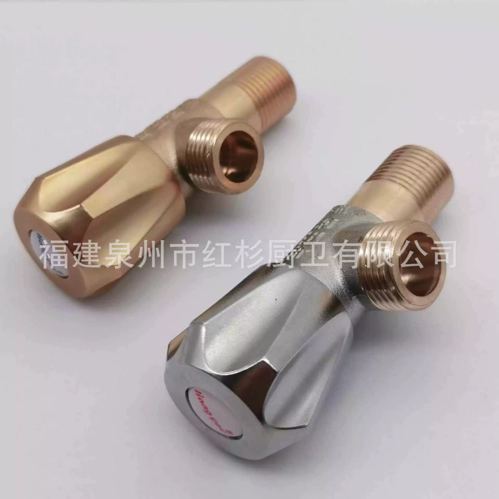 Factory direct selling pure copper triangle valve full copper thick corner valve water heater toilet water stop water triangular valve warranty for five years