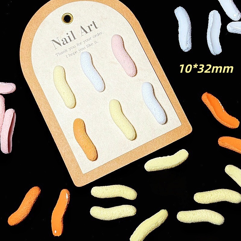 Simulated Miniature Sour Sugar Rainbow Gummy Worms Mini Food Toys Resin Hair Clips Cream Glue Filling DIY Simulated Miniature Sour Sugar Rainbow Gummy Worms Mini Food Toys Resin Hair Clips Cream Glue Filling DIY