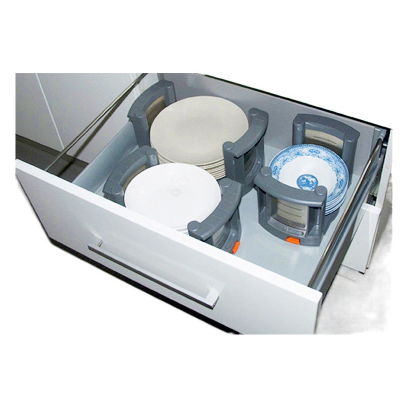 Estante de plato del hueco-hacia fuera, estante de plato del acero inoxidable, estante de plato retractable, estante del plato del cajón de la cocina