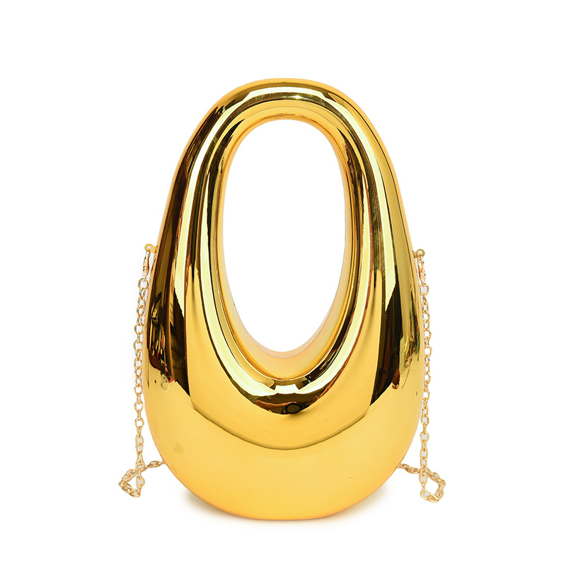 Simple y transparente bolso de hombro de estilo extranjero 2024 nuevo bolso de mujer de textura simple acrílico bolso de brazo portátil