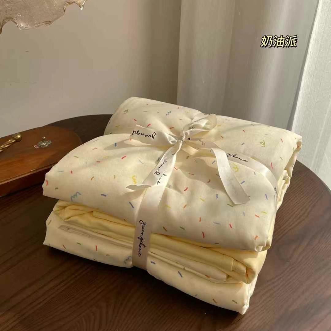 더블 레이어 거즈 크림 파이