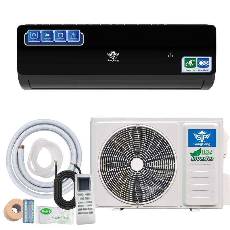 Cross-Border Export of Black Inverter/1Hp/9000Btu Split-Type Customized Foreign Trade Air Conditioner Factory Cross-Border Export of Black Inverter/1Hp/9000Btu Split-Type Customized Foreign Trade Air Conditioner Factory