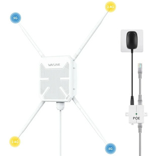 Wavlink for Courtyard Ac1200 Remote Dual-Band Wi-Fi Extender Supports Ap/Repeater Mode