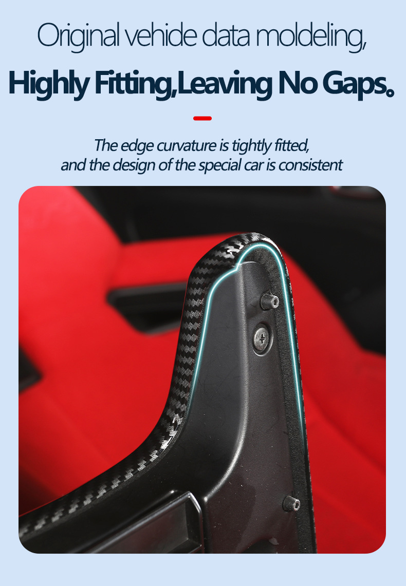 New Hand Guard for Eleventh Generation Civic Armrest Box Panel Carbon Fiber Central Decoration Central Control Gear Interior Modification