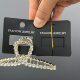 Kp878 hot silver plastic grab clip packaging cardboard pvc size shark clip card hair clip accessories diy material bag