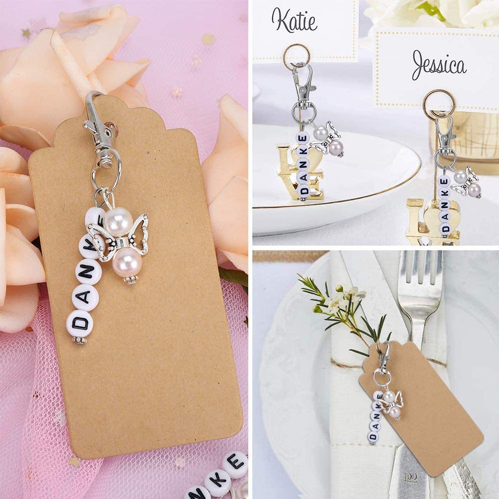 Gracias Ángel de la guarda llavero DIY bautismo ceremonia boda regalo fiesta decoración comunión partido arreglo